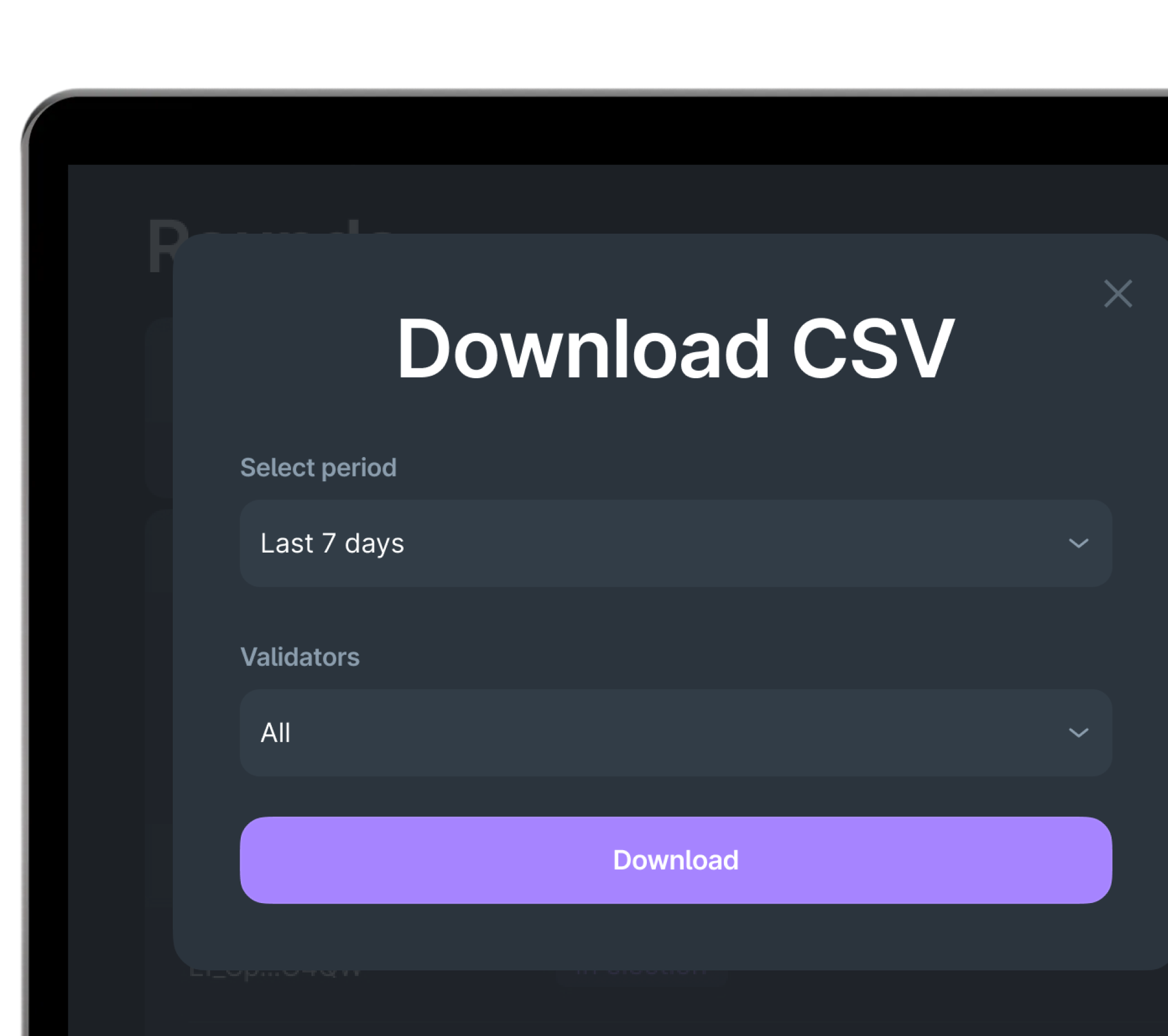 Access historical performance for all your TON validators